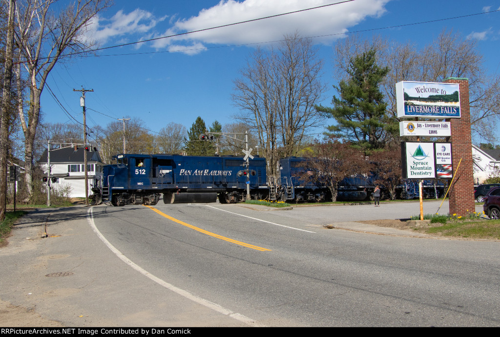 MEC 512 Leads L054 at Livermore Falls